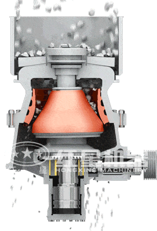 圓錐式破碎機(jī)原理